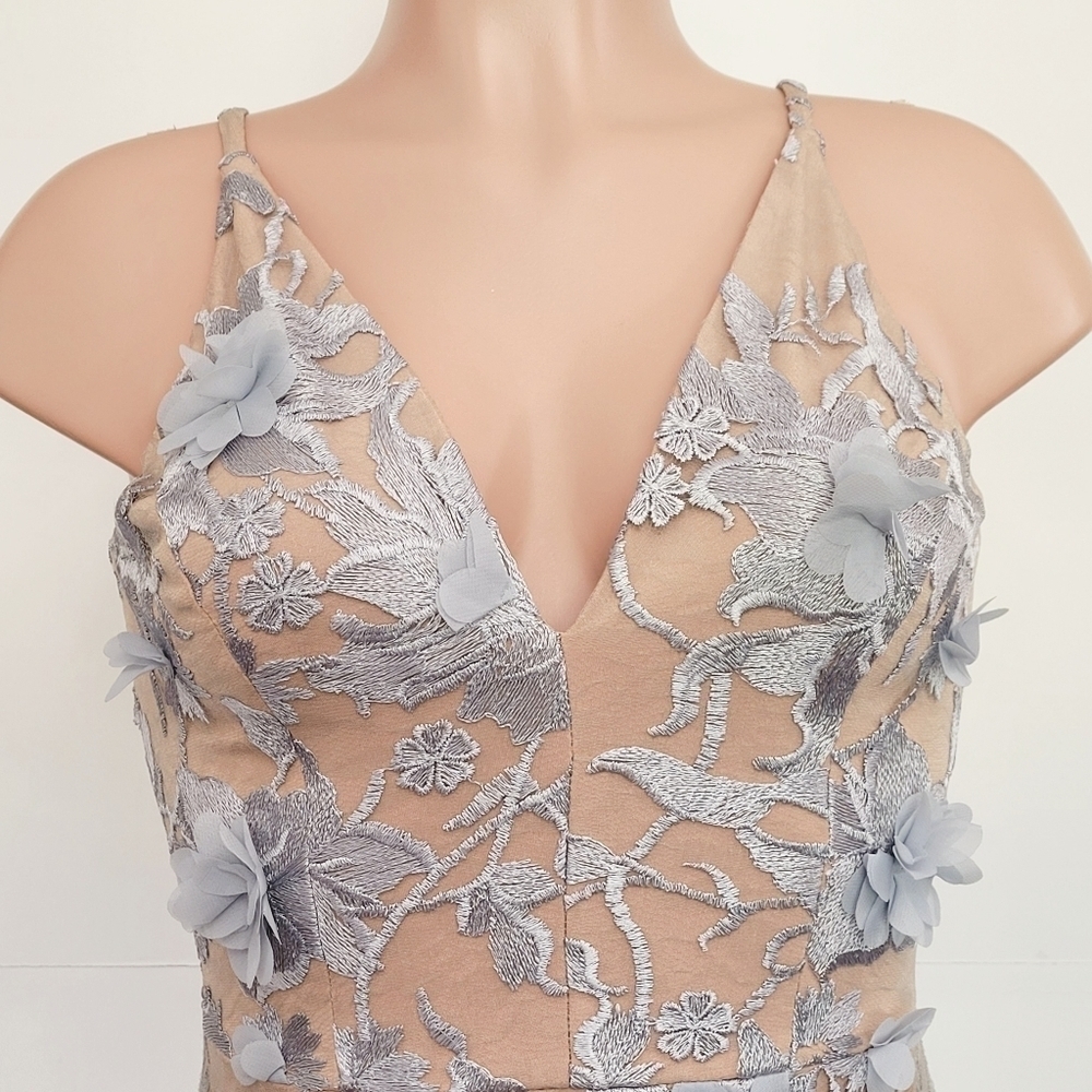 Dress the Population Audrey Floral Midi Dress Size Small - Picture 5 of 9